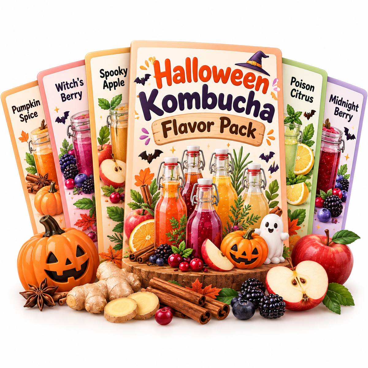 Halloween Kombucha Flavor Pack