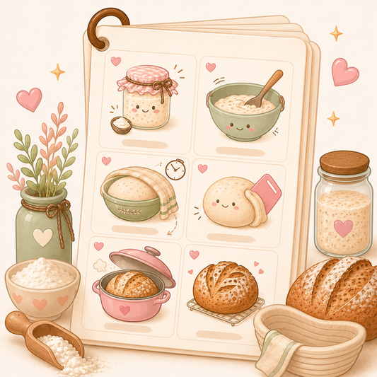 Quick Sourdough Recipe Sheets