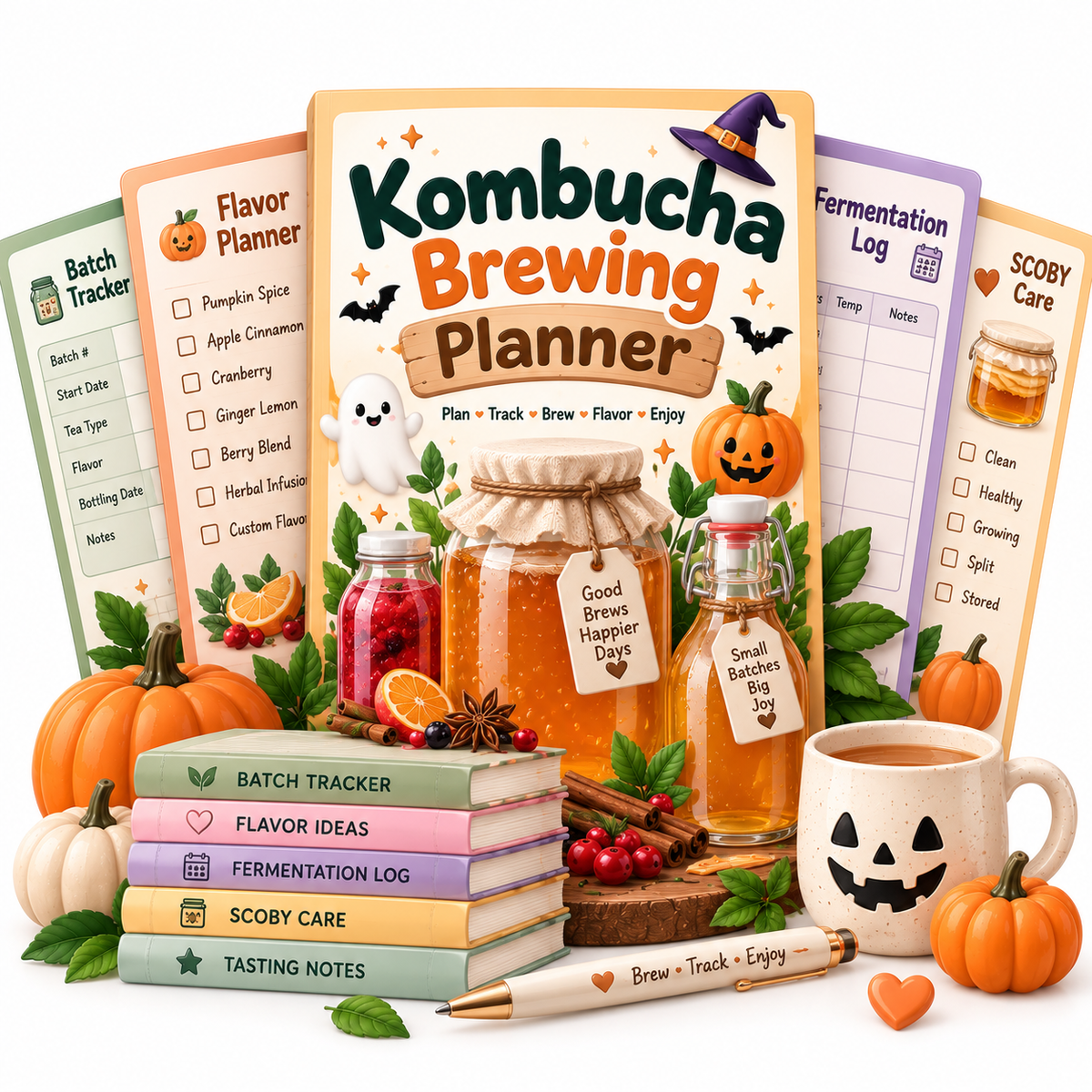 Kombucha Brewing Planner
