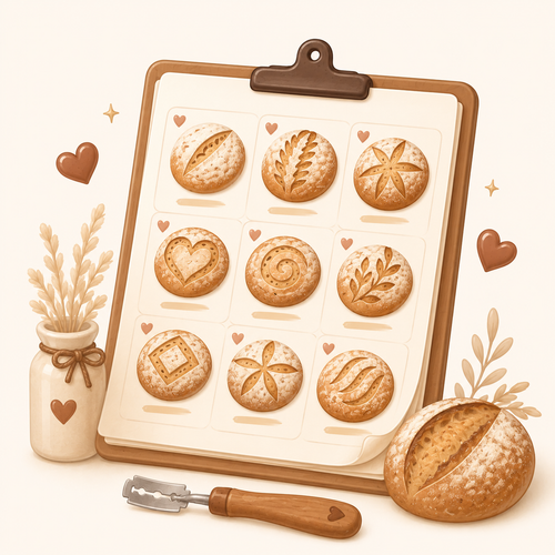 Sourdough Scoring Pattern Notes