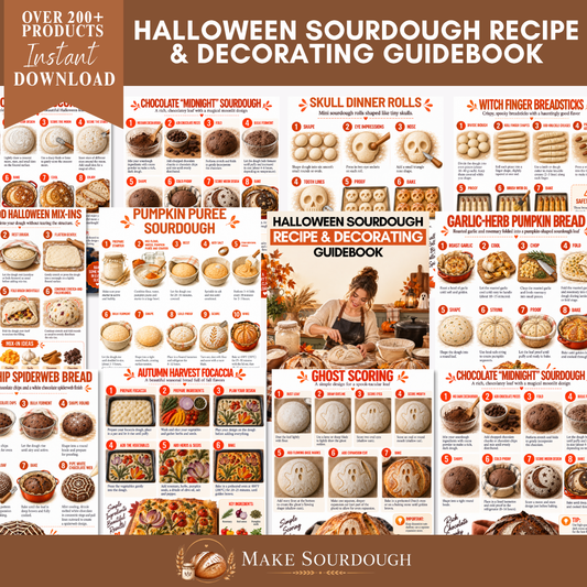 Halloween Sourdough Recipe & Decorating Guidebook