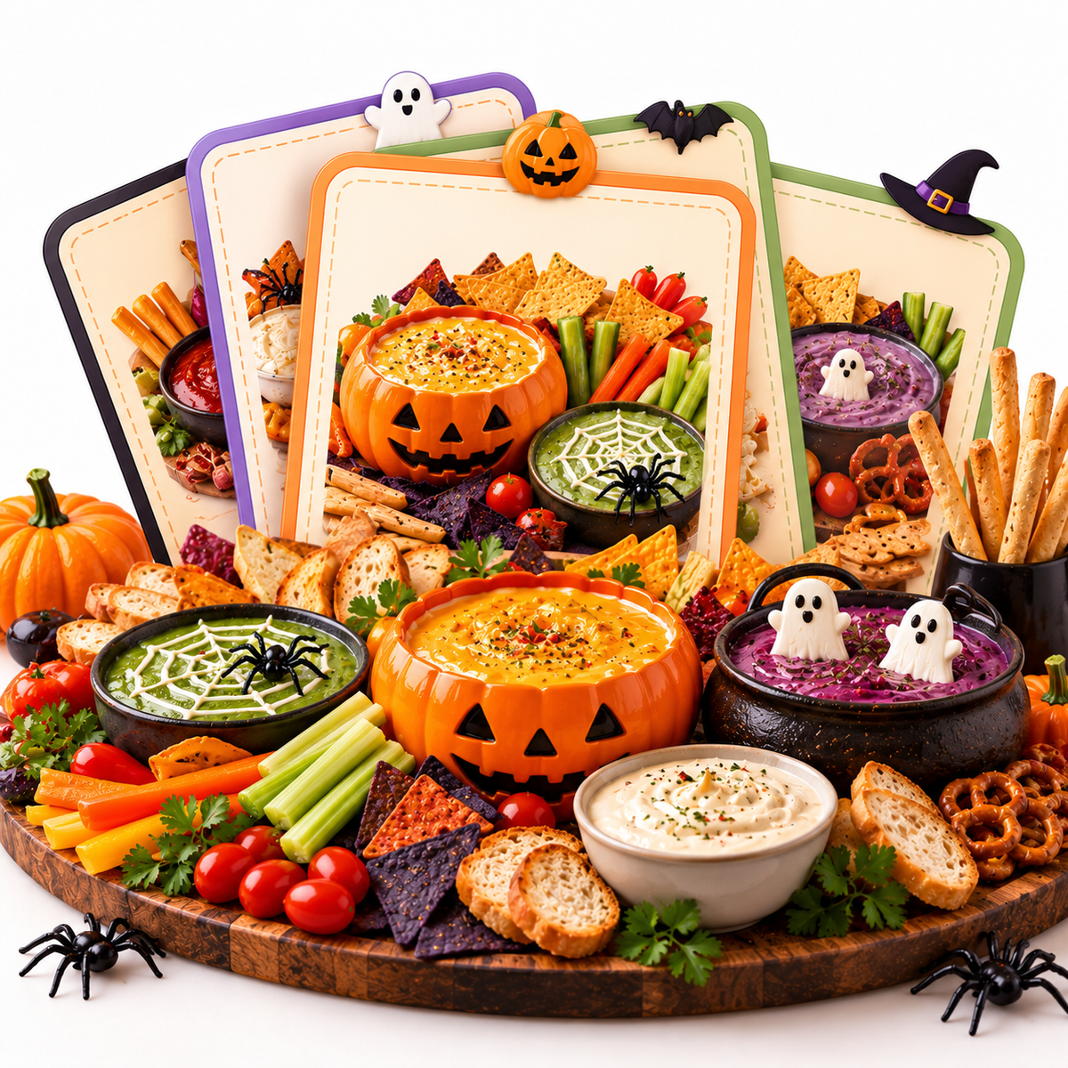 Halloween Party Dips, Spreads & Grazing Board Collection
